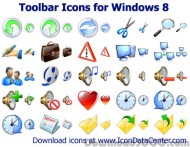 Toolbar Icons for Windows 8 screenshot